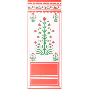 Royal Poppy Panel A Red 5014430 by Schumacher Wallpaper