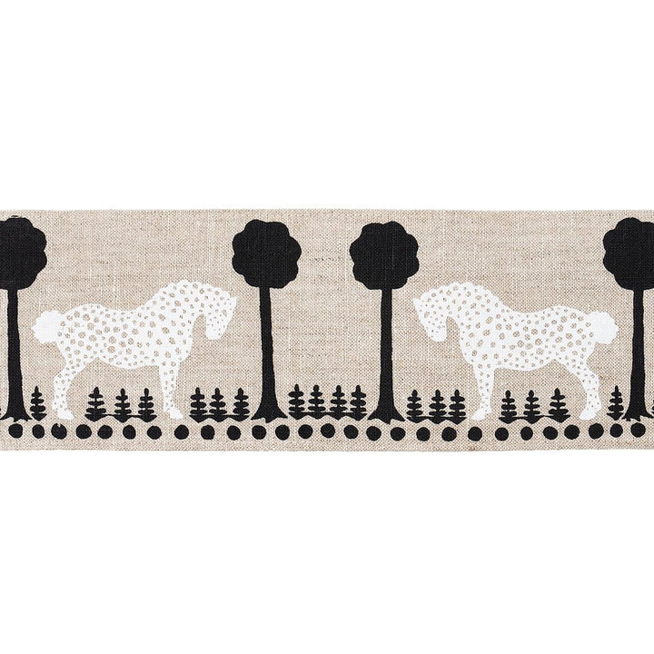 Polka Dot Pony Tape Natural 82810 by Schumacher Trim Folly Cove - Fabric Carolina -