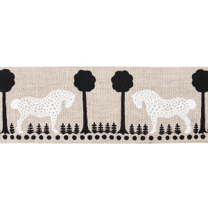 Polka Dot Pony Tape Natural 82810 by Schumacher Trim
