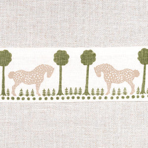 Polka Dot Pony Tape Olive 82812 by Schumacher Trim