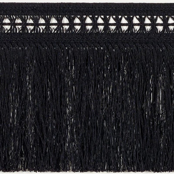 Hula Lava Black 69270 by Schumacher Designer Trim Mary Mcdonald - Swanky Fabrics -