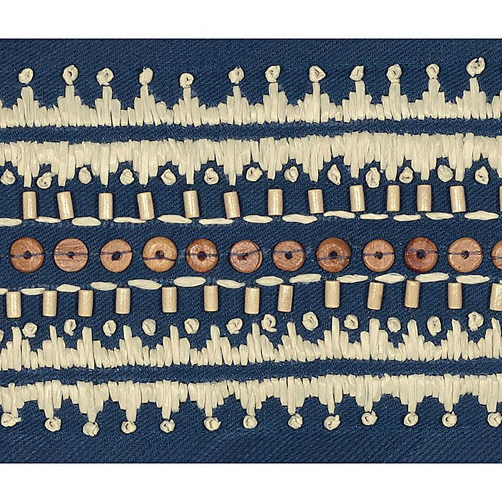 Tonga Tape Marine 69291 by Schumacher Trim Mary Mcdonald - Fabric Carolina -
