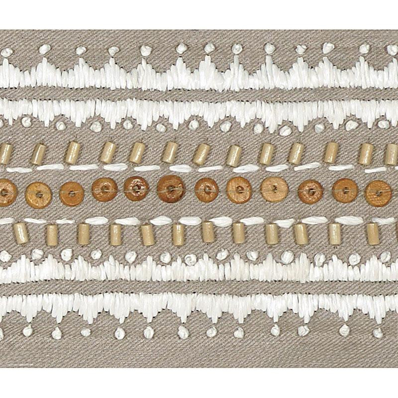 Tonga Tape Sea Oyster 69292 by Schumacher Trim Mary Mcdonald - Fabric Carolina -