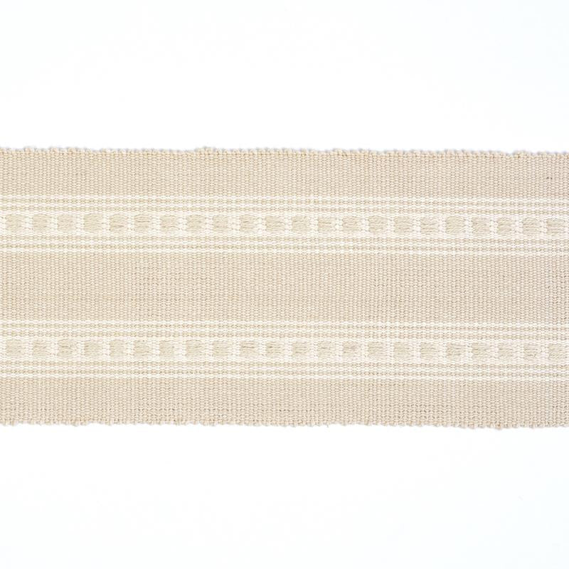 Lubeck Tape Natural 79112 by Schumacher Designer Trim Scandinavian Modern - Swanky Fabrics -