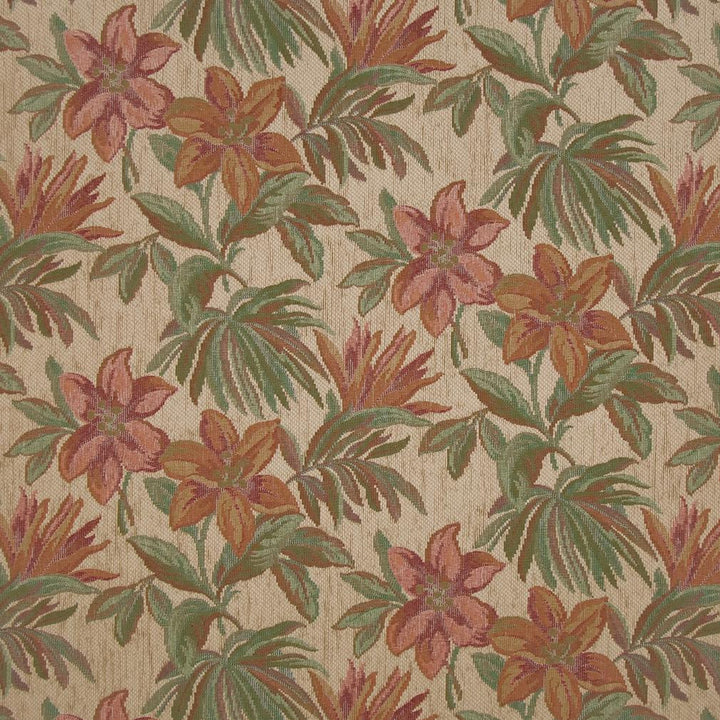 6863 Sand/Tropic by Charlotte Fabric Chenille Inspirations IV 40% Acrylic, 38% Polyester, 22% Olefin Canada Exceeds 100,000 Wyzenbeek Rubs (Heavy Duty) Horizontal: 27.0" x Vertical: 13.5" 54 Inches - Fabric Carolina -