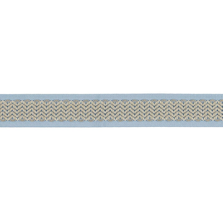 Sunset Strip Tape Pacific 68652 by Schumacher Trim TIMOTHY CORRIGAN RAYON 69% LUREX 14% CHINA </p><p>Repeat: Horizontal: 3/4" (2CM) and Vertical: 2.5 - Fabric Carolina -
