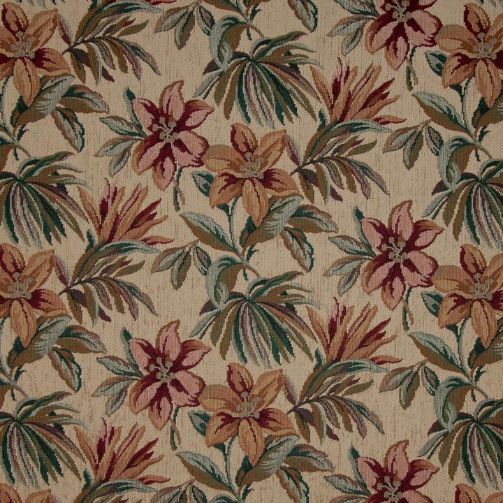 6867 Opal/Tropic by Charlotte Fabric Chenille Inspirations IV & Ring Book Page #50 40% Acrylic, 38% Polyester, 22% Olefin Canada Exceeds 100,000 Wyzenbeek Rubs (Heavy Duty) Horizontal: 27.0" x Vertical: 13.5" 54 Inches - Fabric Carolina -