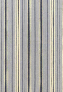 Loire Jute Stripe Bleu 68690 by Schumacher Fabric