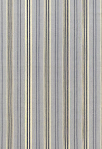 Loire Jute Stripe Bleu 68690 by Schumacher Fabric