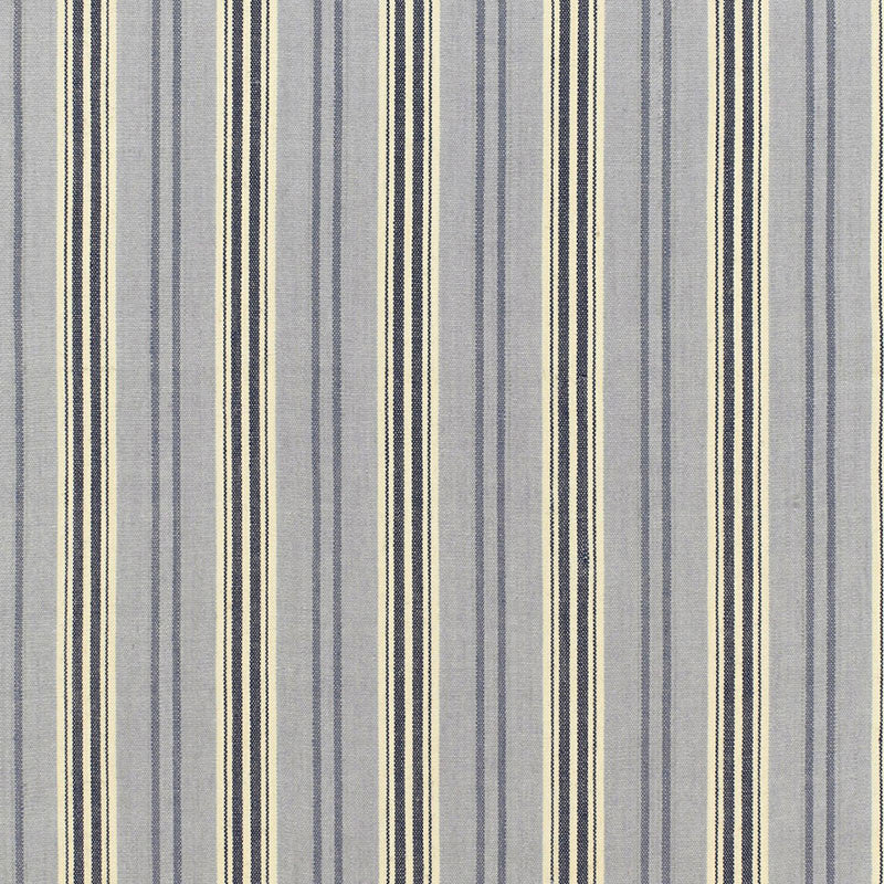 Loire Jute Stripe Bleu 68690 by Schumacher Fabric CHROMA SP14 See Sample INDIA MEDIUM DUTY </p><p>Repeat: Horizontal: 4 3/4" (12CM) and Vertical: - 53" WIDE (135CM) - Fabric Carolina -