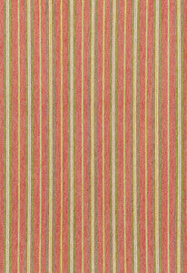 Toscana Stripe Tuscan Red 68730 by Schumacher Fabric