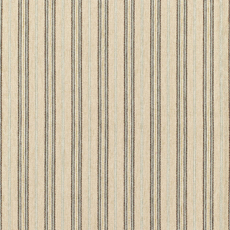 Toscana Stripe Stone 68733 by Schumacher Fabric CHROMA SP14 ACRYLIC 60% POLYESTER 29% TURKEY MARTINDALE 20,000 </p><p>Repeat: Horizontal: and Vertical: 3" (8CM) 54 - Fabric Carolina -
