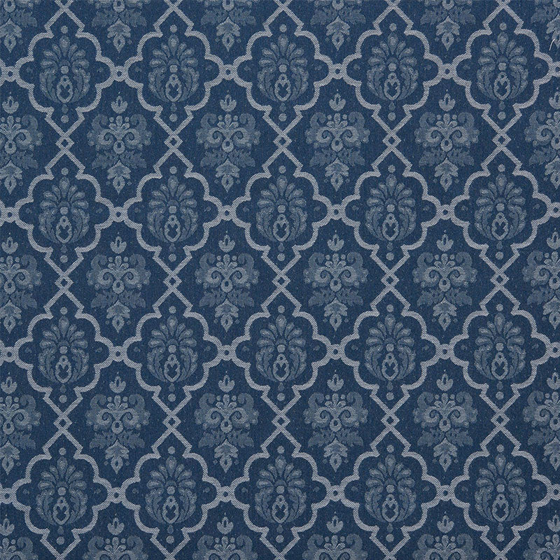 Hedgerow Trellis Indoor/Outdoor Denim 68815 by Schumacher Fabric THE GOOD LIFE INDOOR/OUTDOOR SUNBRELLA ACRYLIC 100% UNITED STATES OF AMERICA </p><p>Repeat: Horizontal: HOR. 4 3/4" (12CM) and Vertical: 6" (15CM) 54 - Fabric Carolina -