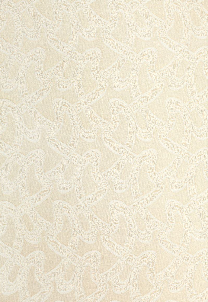 Chantilly Blanc 68842 by Schumacher Designer Fabric Timothy-Corrigan 36% Linen, 36% Viscose, 28% Polyester Martindale 20,000 Horizontal: 7.125 and Vertical: 13 54 - Swanky Fabrics -