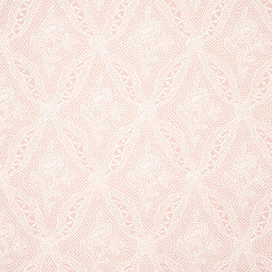 Cosette Lace Blush 5014720 by Schumacher Wallpaper