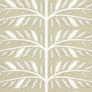 Thistle Neutral 5014951 by Schumacher Wallpaper