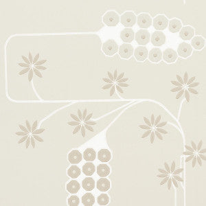 Hollywood Grape Gesso 5015022 by Schumacher Wallpaper