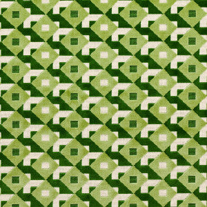 Dazzle Ship Velvet Verdant 77244 by Schumacher Fabric
