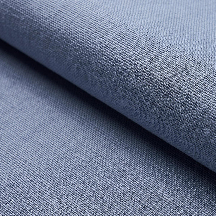 Piet Performance Linen Delft 82604 by Schumacher Fabric Perfect Basics: Linen - Fabric Carolina -