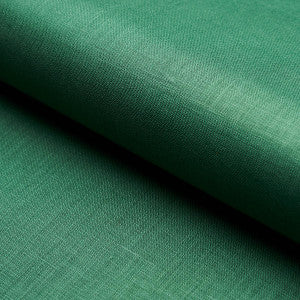Lange Glazed Linen Emerald 82687 by Schumacher Fabric