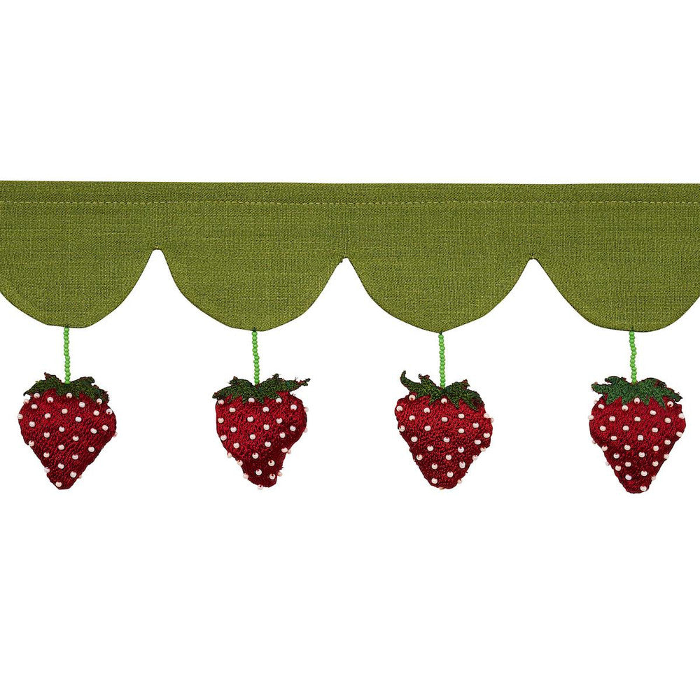 Strawberry Jam Green 82250 by Schumacher Trim Johnson Hartig 2.5" - Fabric Carolina -