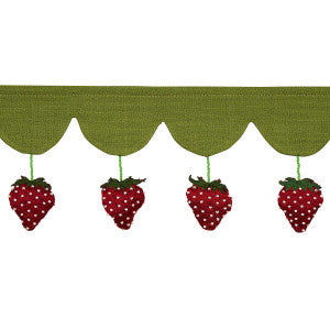 Strawberry Jam Green 82250 by Schumacher Trim