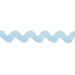 Ric Rac Tape Small Pale Blue 82707 by Schumacher Trim