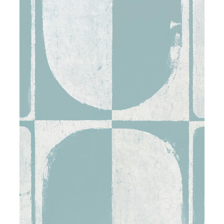 The Cloisters Soft Blue 5014902 by Schumacher Wallpaper Backdrop 108.0" - Fabric Carolina -