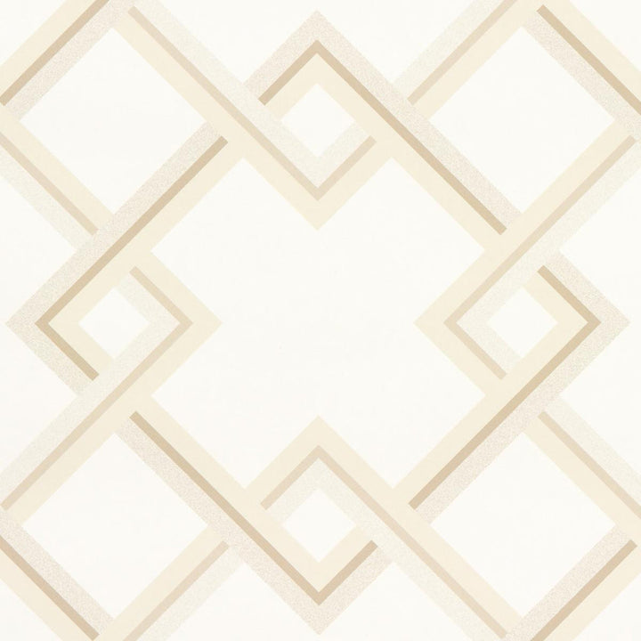 Mah Jong Light Ivory 5014930 by Schumacher Wallpaper Neisha Crosland 9.0" - Fabric Carolina -