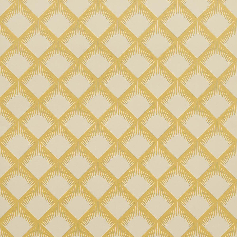 Maize Mustard 5015042 by Schumacher Wallpaper Neisha Crosland 20.5" - Fabric Carolina -