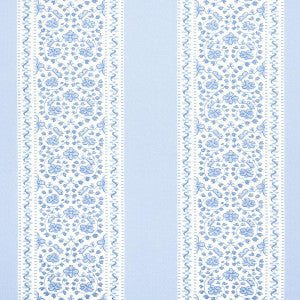 Jasmine Indoor/Outdoor Indigo 180740 by Schumacher Fabric