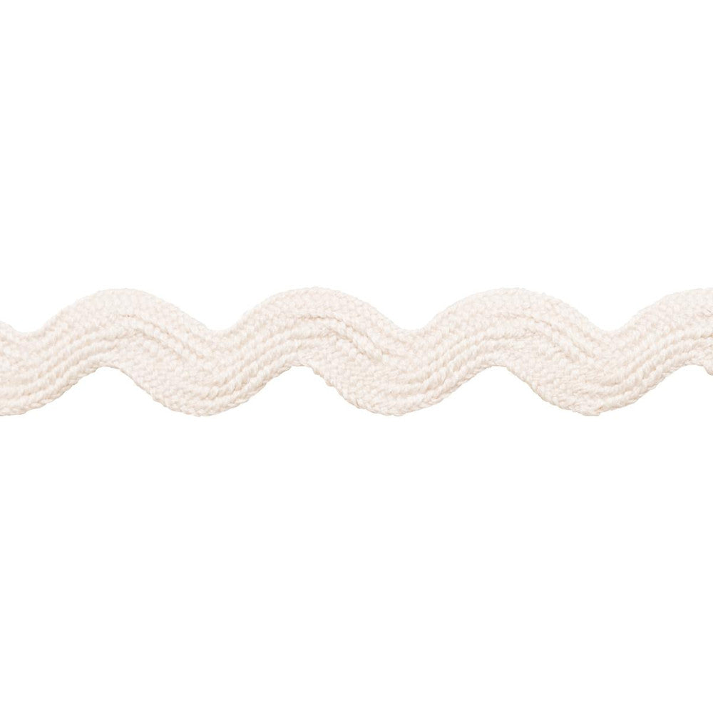 Ric Rac Tape Medium Ivory 82715 by Schumacher Trim New Old-Fashioned - Fabric Carolina -