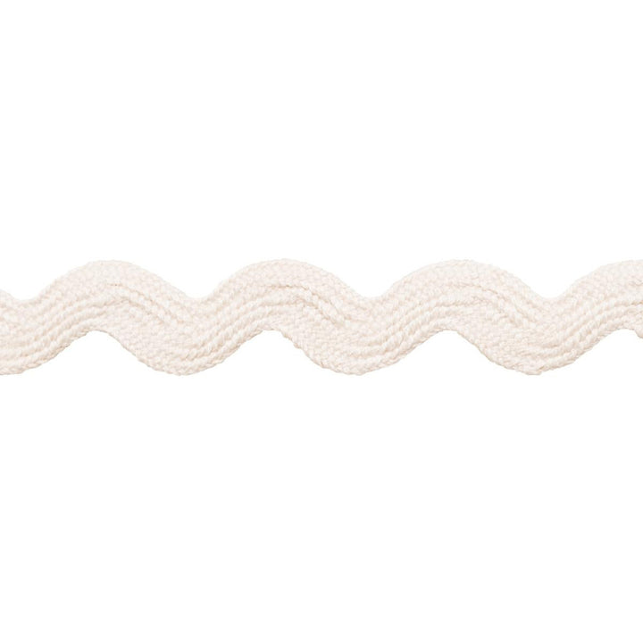 Ric Rac Tape Medium Ivory 82715 by Schumacher Trim New Old-Fashioned - Fabric Carolina -