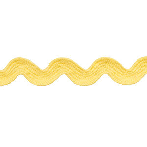 Ric Rac Tape Medium Yellow 82718 by Schumacher Trim