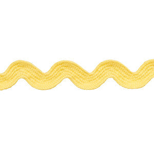 Ric Rac Tape Medium Yellow 82718 by Schumacher Trim