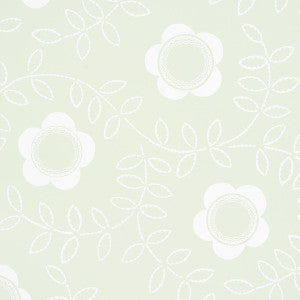 Tudor Rose Pistachio 5015101 by Schumacher Wallpaper
