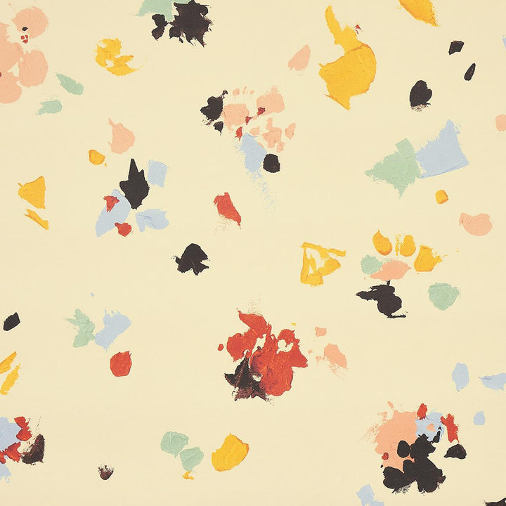 Fairfarren Warm Multi 5014882 by Schumacher Wallpaper Backdrop 54.0" - Fabric Carolina -