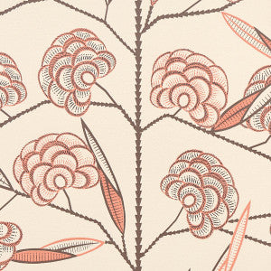 Jacob'S Tree Old Rose 5015030 by Schumacher Wallpaper