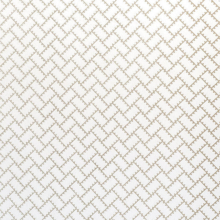 Parterre Silver 5015081 by Schumacher Wallpaper Neisha Crosland 20.5" - Fabric Carolina -