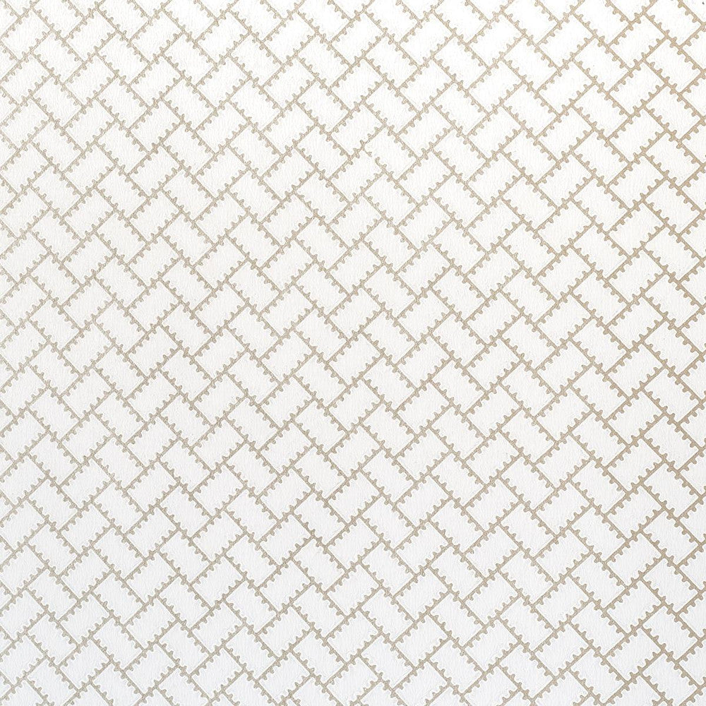 Parterre Silver 5015081 by Schumacher Designer Wallpaper Neisha Crosland 20.5" - Swanky Fabrics -