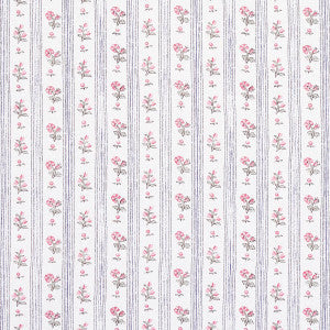 Cabanon Stripe Rose 175965 by Schumacher Fabric