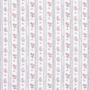 Cabanon Stripe Rose 175965 by Schumacher Fabric