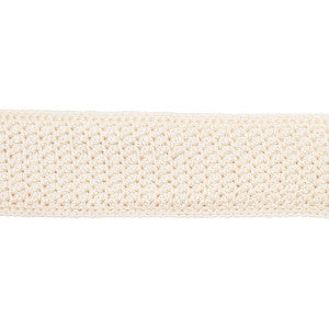 Sylvia Crochet Tape Ivory 82670 by Schumacher Trim