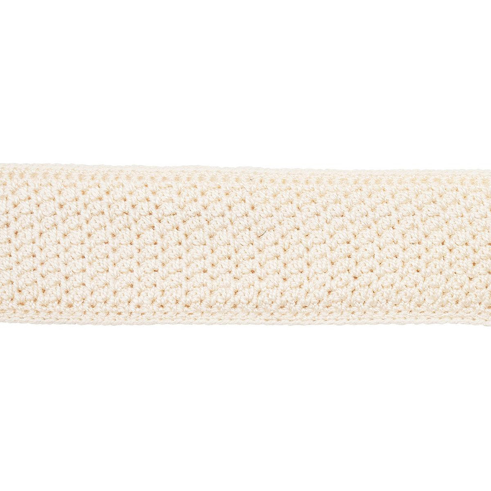 Sylvia Crochet Tape Ivory 82670 by Schumacher Trim New Old-Fashioned - Fabric Carolina -