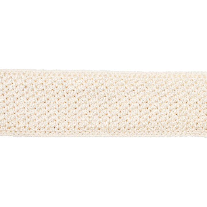 Sylvia Crochet Tape Ivory 82670 by Schumacher Trim New Old-Fashioned - Fabric Carolina -