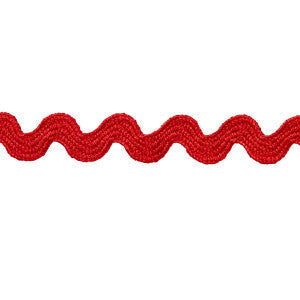 Ric Rac Tape Small Rosso 82703 by Schumacher Trim