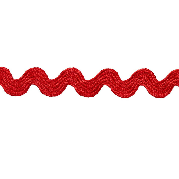 Ric Rac Tape Small Rosso 82703 by Schumacher Trim New Old-Fashioned - Fabric Carolina -