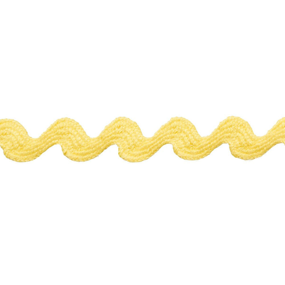 Ric Rac Tape Small Yellow 82708 by Schumacher Trim New Old-Fashioned - Fabric Carolina -