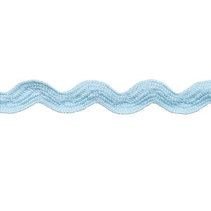 Ric Rac Tape Medium Pale Blue 82717 by Schumacher Trim