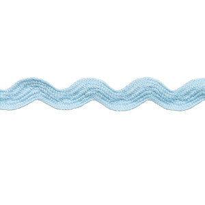Ric Rac Tape Medium Pale Blue 82717 by Schumacher Trim